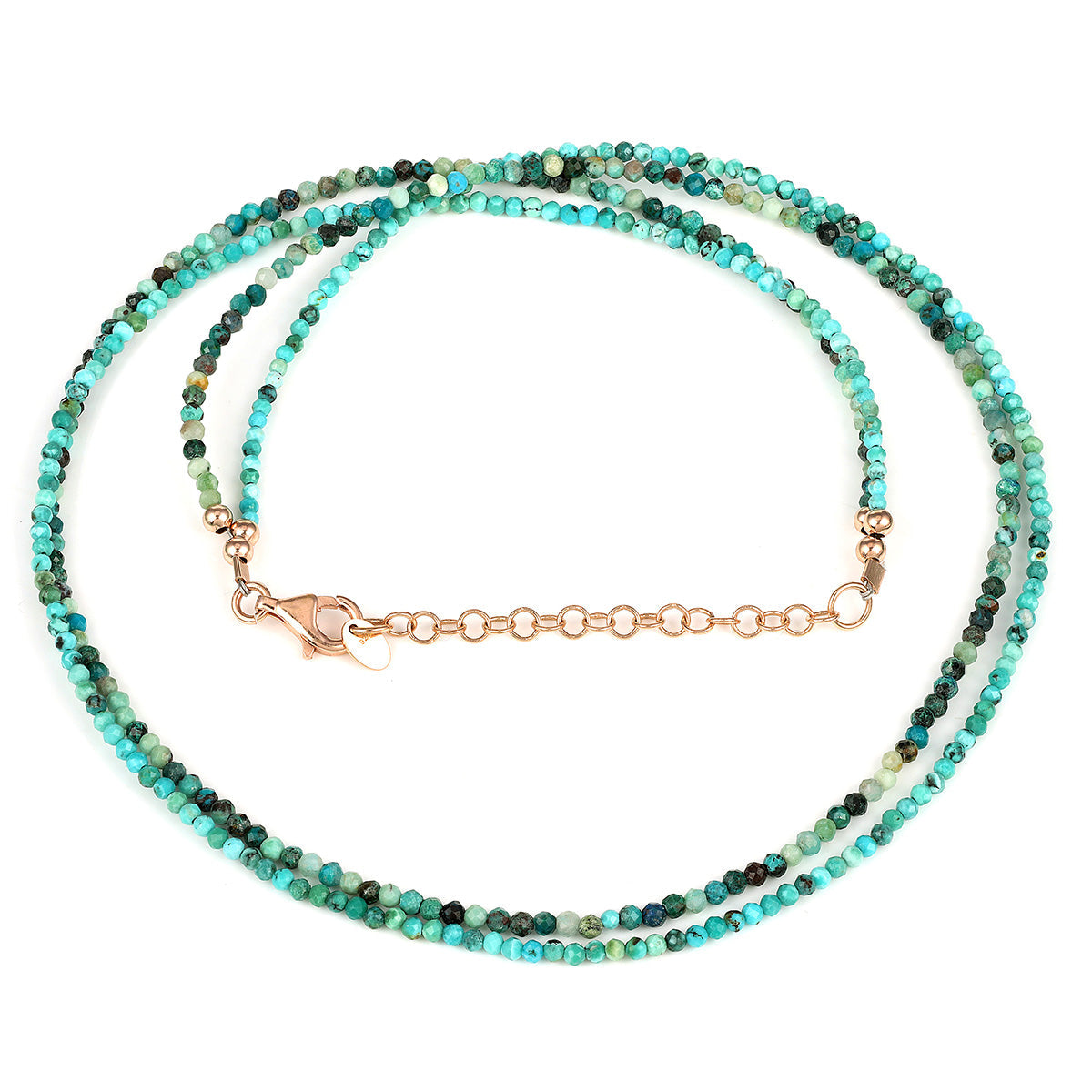 Chrysocolla and Turquoise Layered Necklace
