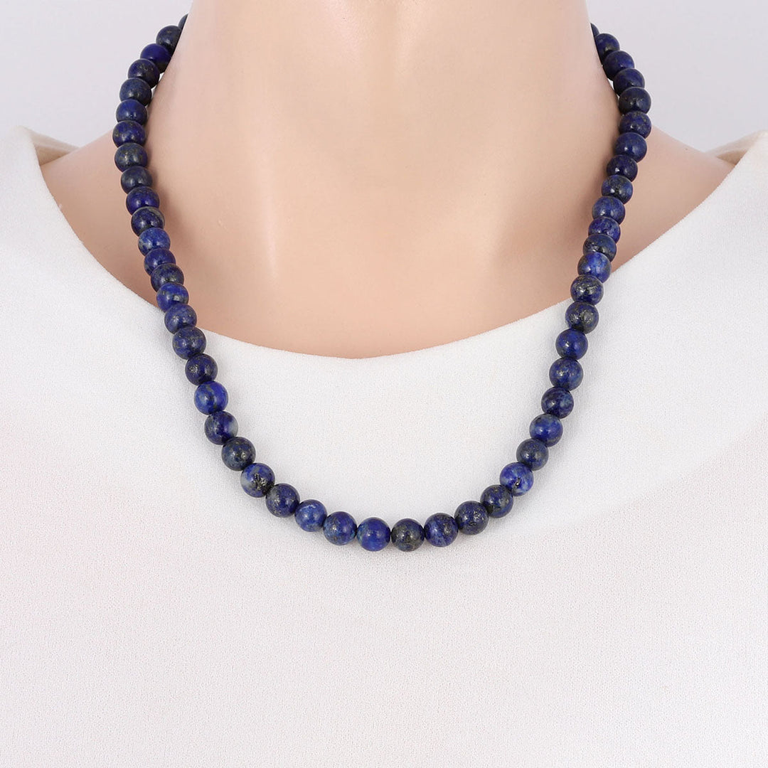 Sterling Silver Lapis Lazuli Necklace