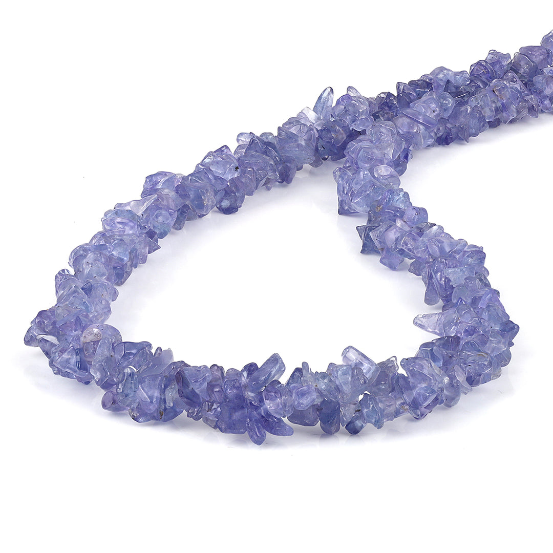 Tanzanite Nuggets Silver Necklace