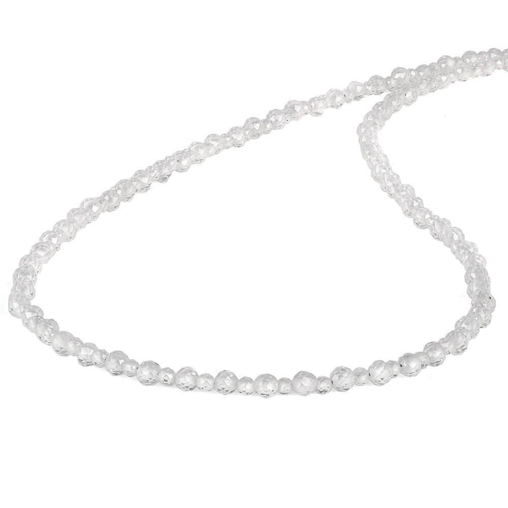 Sterling Silver Zircon Necklace