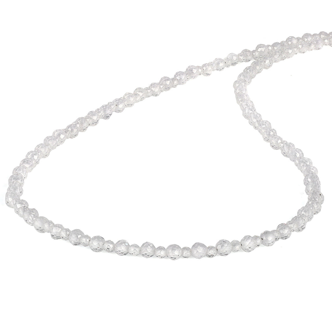 Sterling Silver Zircon Necklace