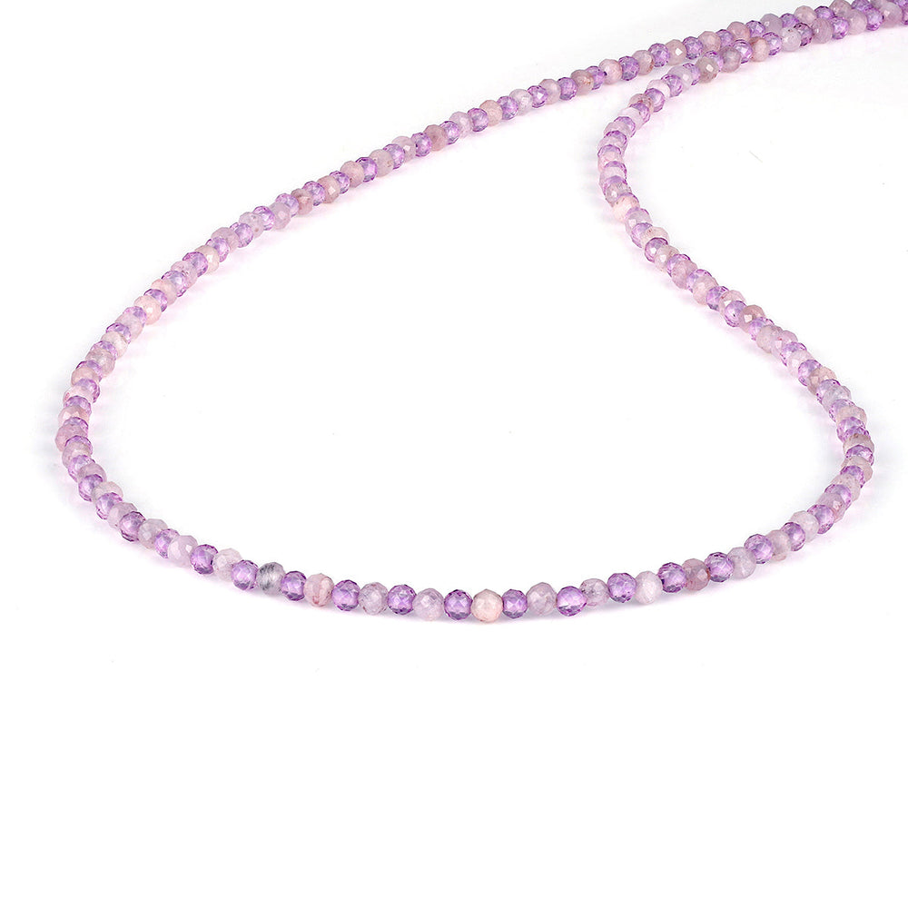 Kunzite and Crystal Quartz Choker Necklace