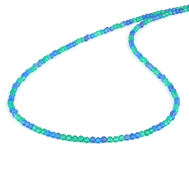 Green and Blue Onyx Choker Necklace