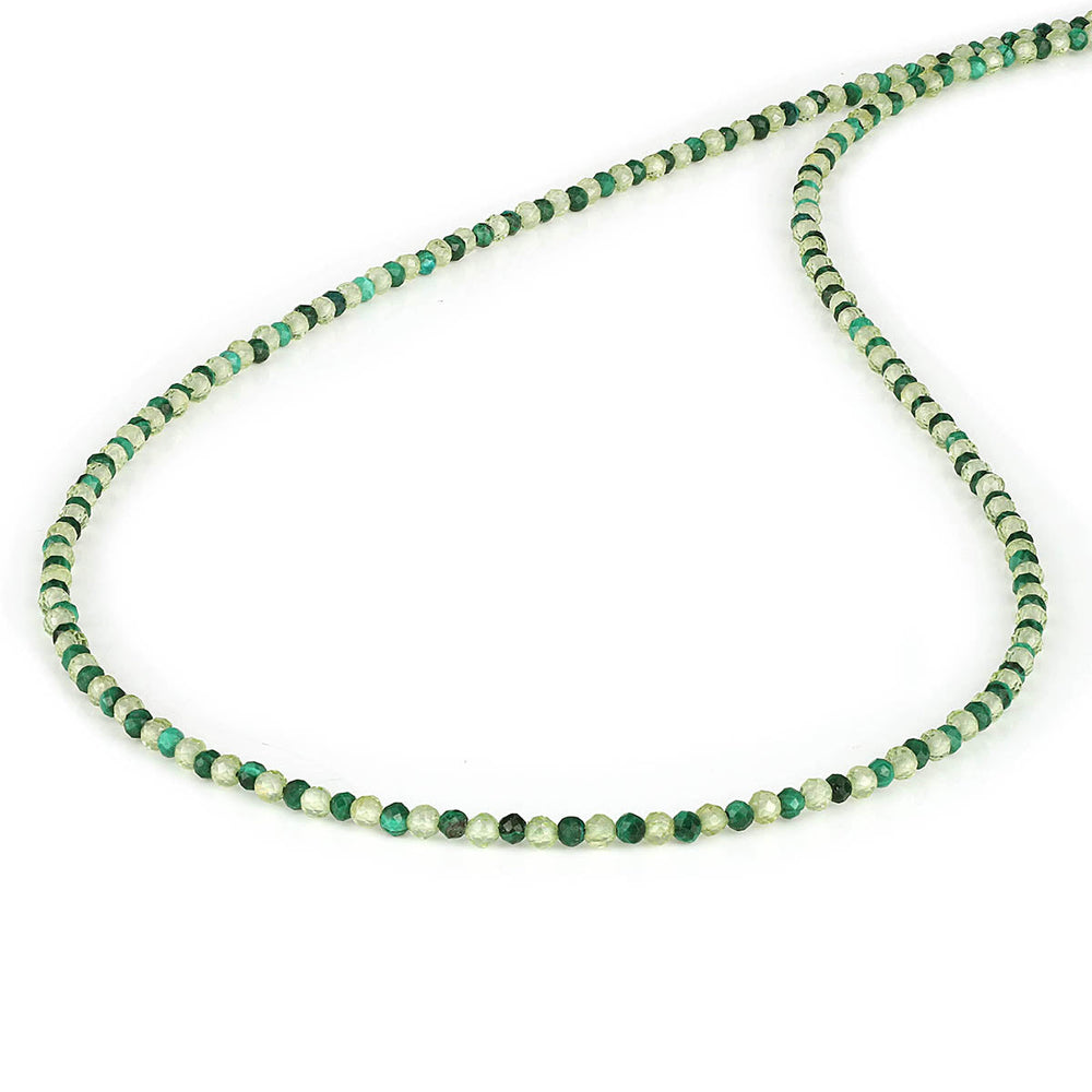 Peridot and Malachite Choker Necklace