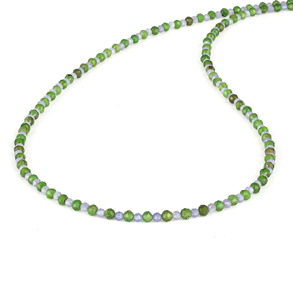 Chrome Diopside and Tanzanite Choker Necklace