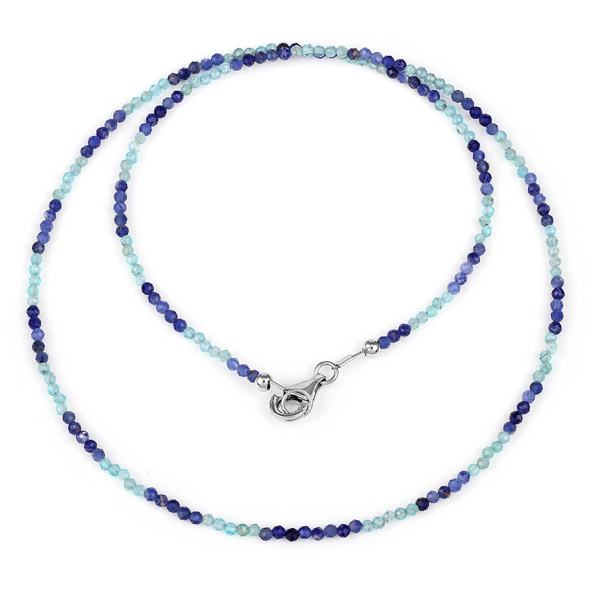Sodalite and Apatite Choker Necklace