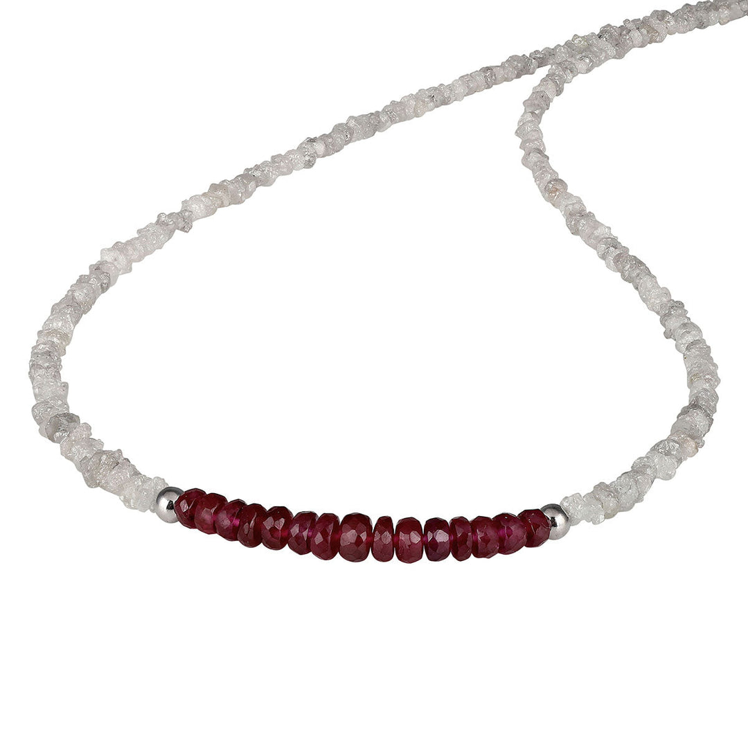 Diamond and Ruby Choker Necklace