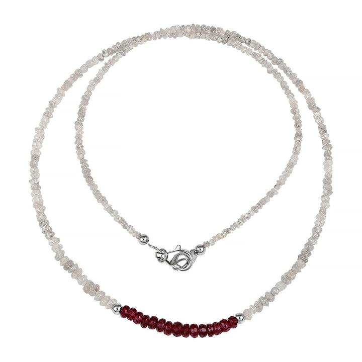 Diamond and Ruby Choker Necklace