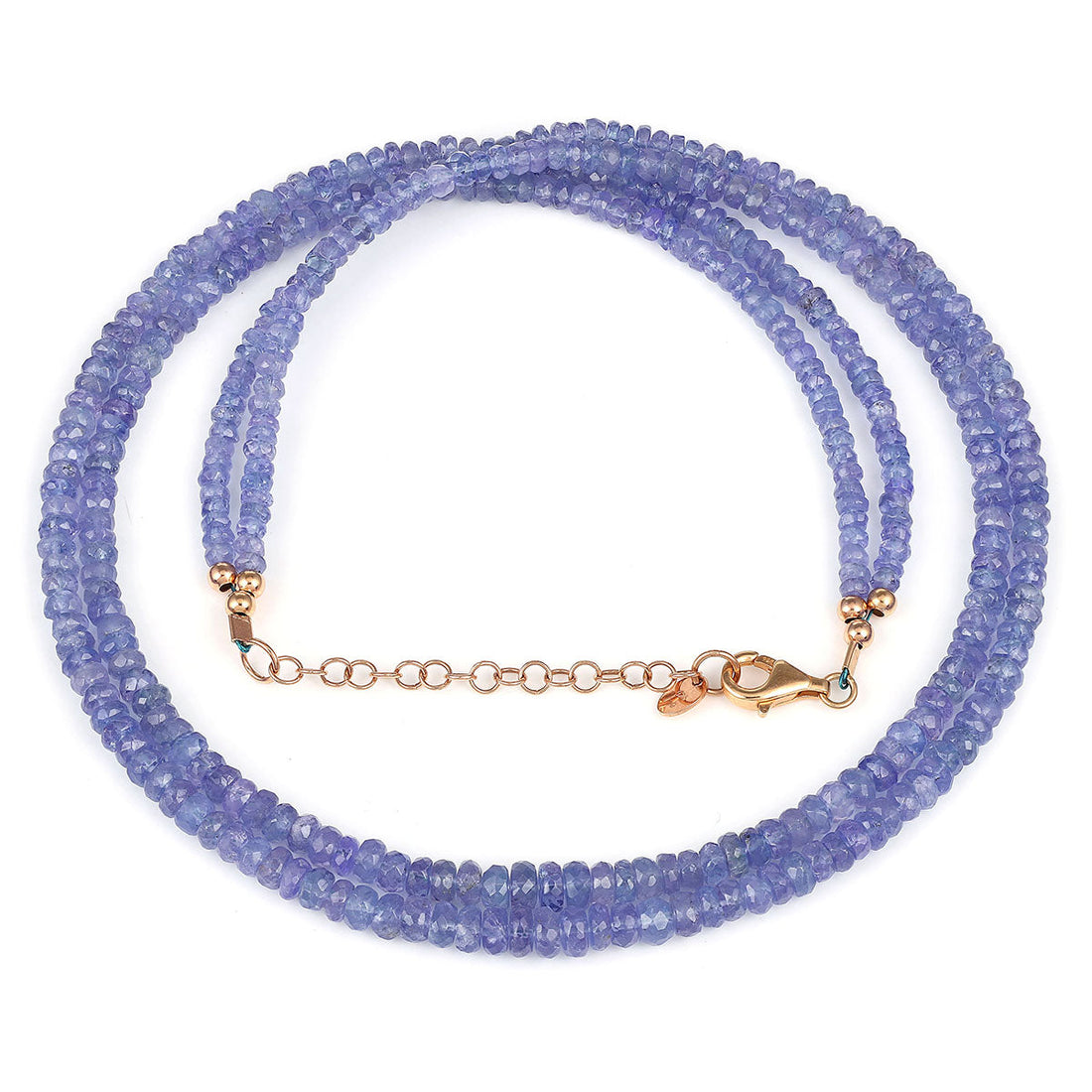 Sterling Silver Tanzanite Layered Necklace