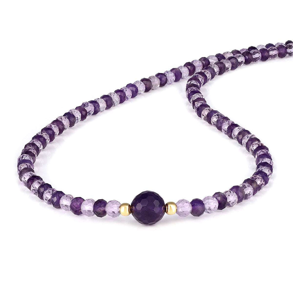 Amethyst Sterling Silver Necklace