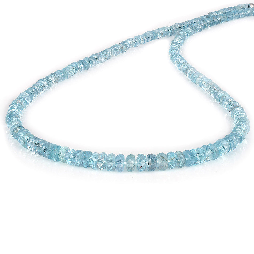 Santa Maria Aquamarine Silver Necklace