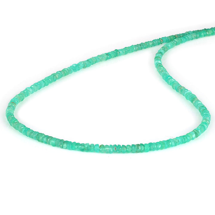 Colombian Emerald Silver Necklace