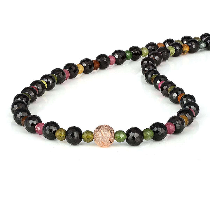 Black Spinel and Multi Tourmaline Necklace