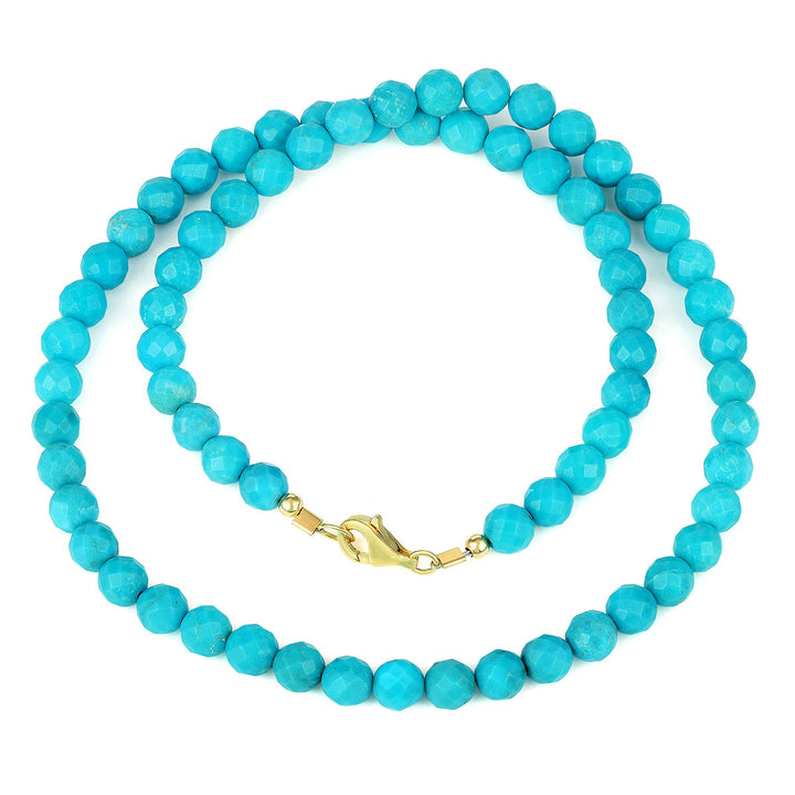 Turquoise Beads Choker Necklace