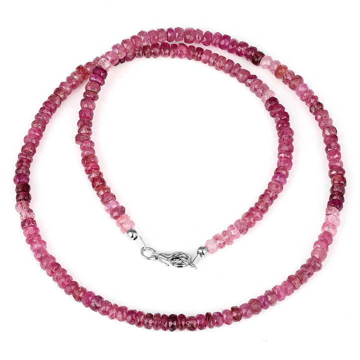Pink Tourmaline Beads Choker Necklace