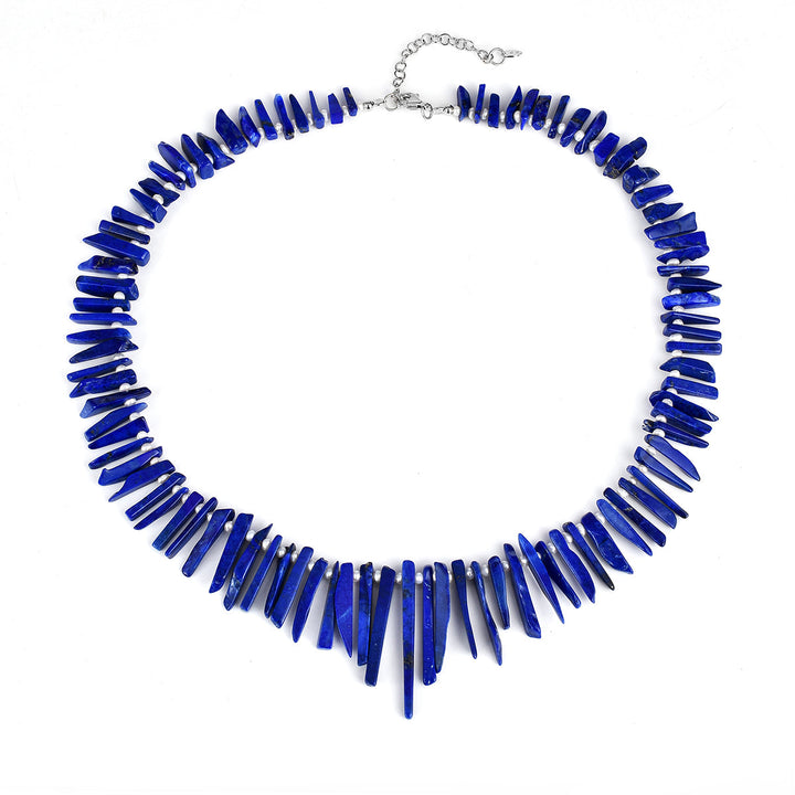 Lapis Lazuli and Pearl Beach Necklace