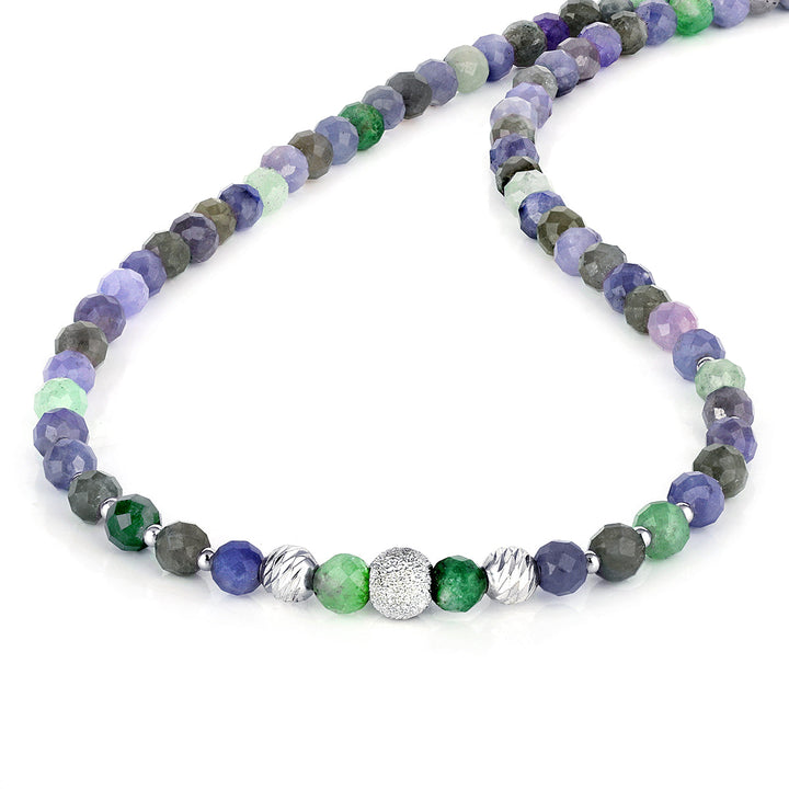 Sterling Silver Tanzanite Necklace