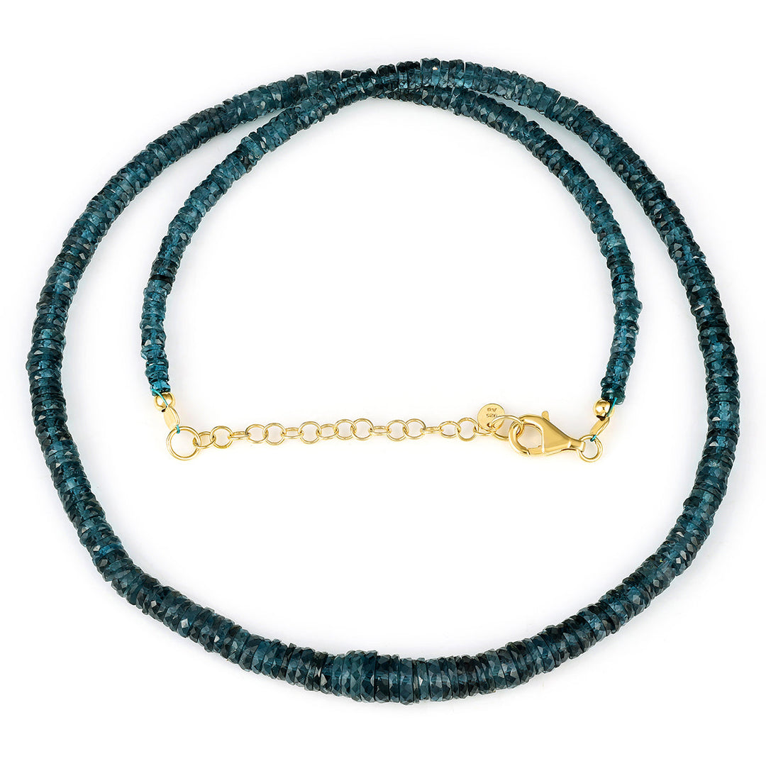 London Blue Topaz Silver Necklace