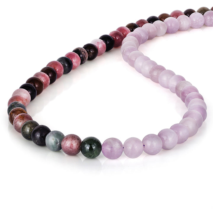 Kunzite and Multi Tourmaline Choker Necklace