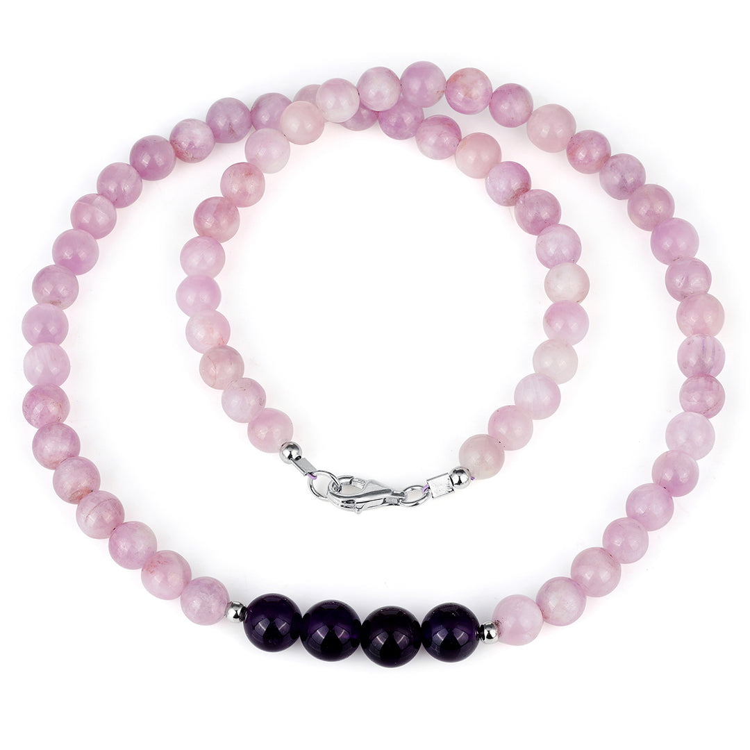 Kunzite and Amethyst Choker Necklace