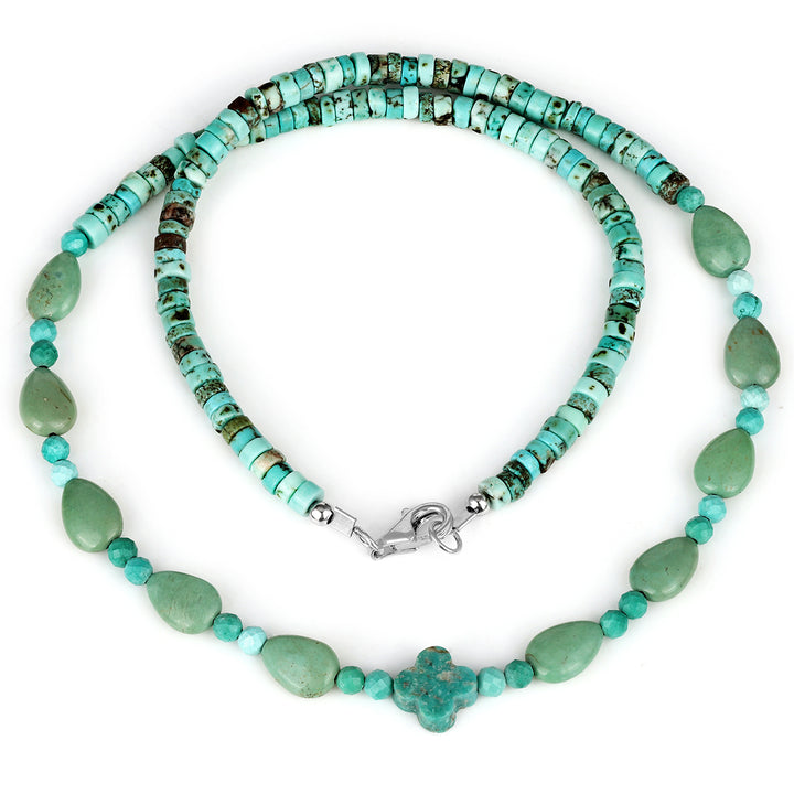 Turquoise Beads Choker Necklace