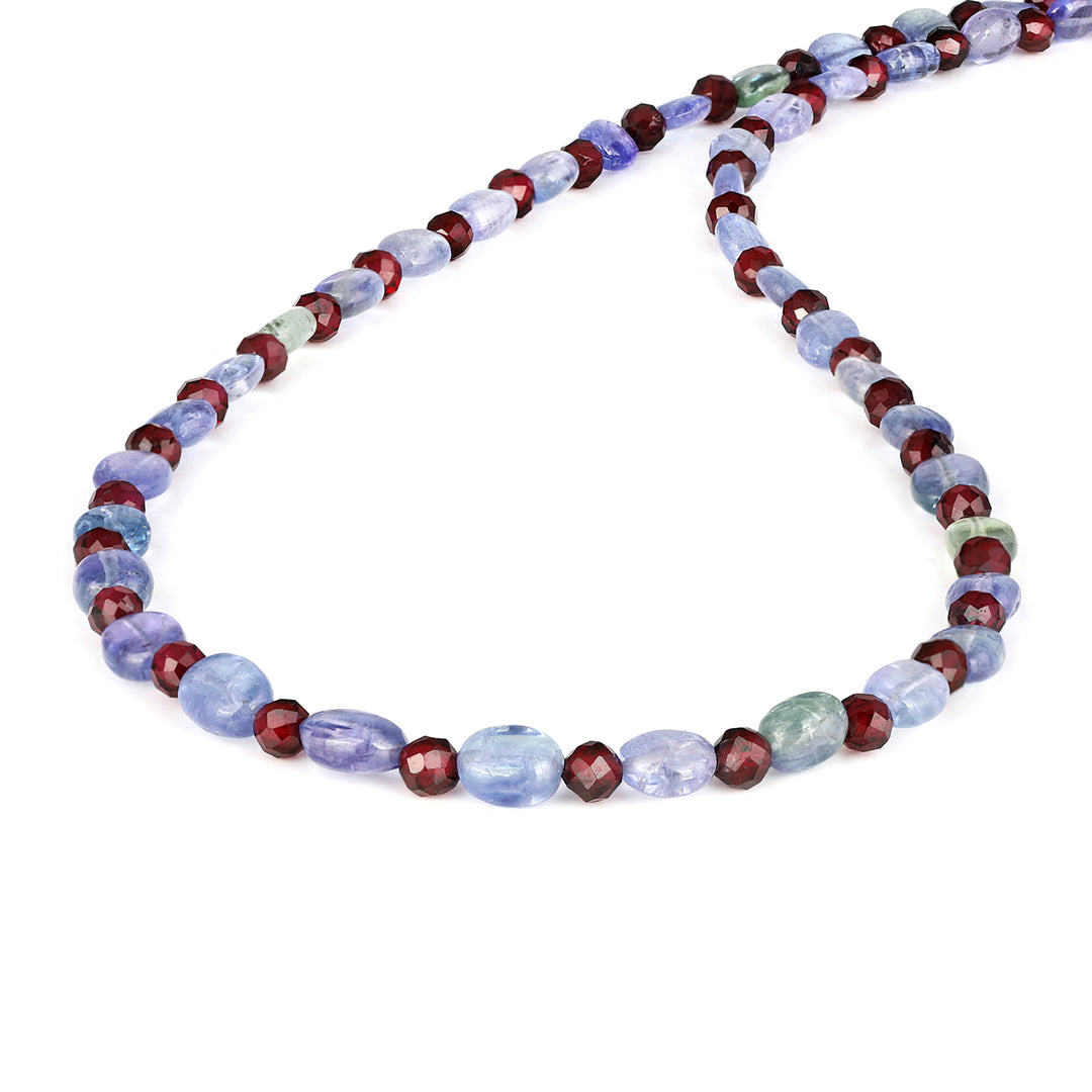 Tanzanite and Garnet Choker Necklace