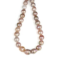 Mystic Pearl Beads Silver Necklace