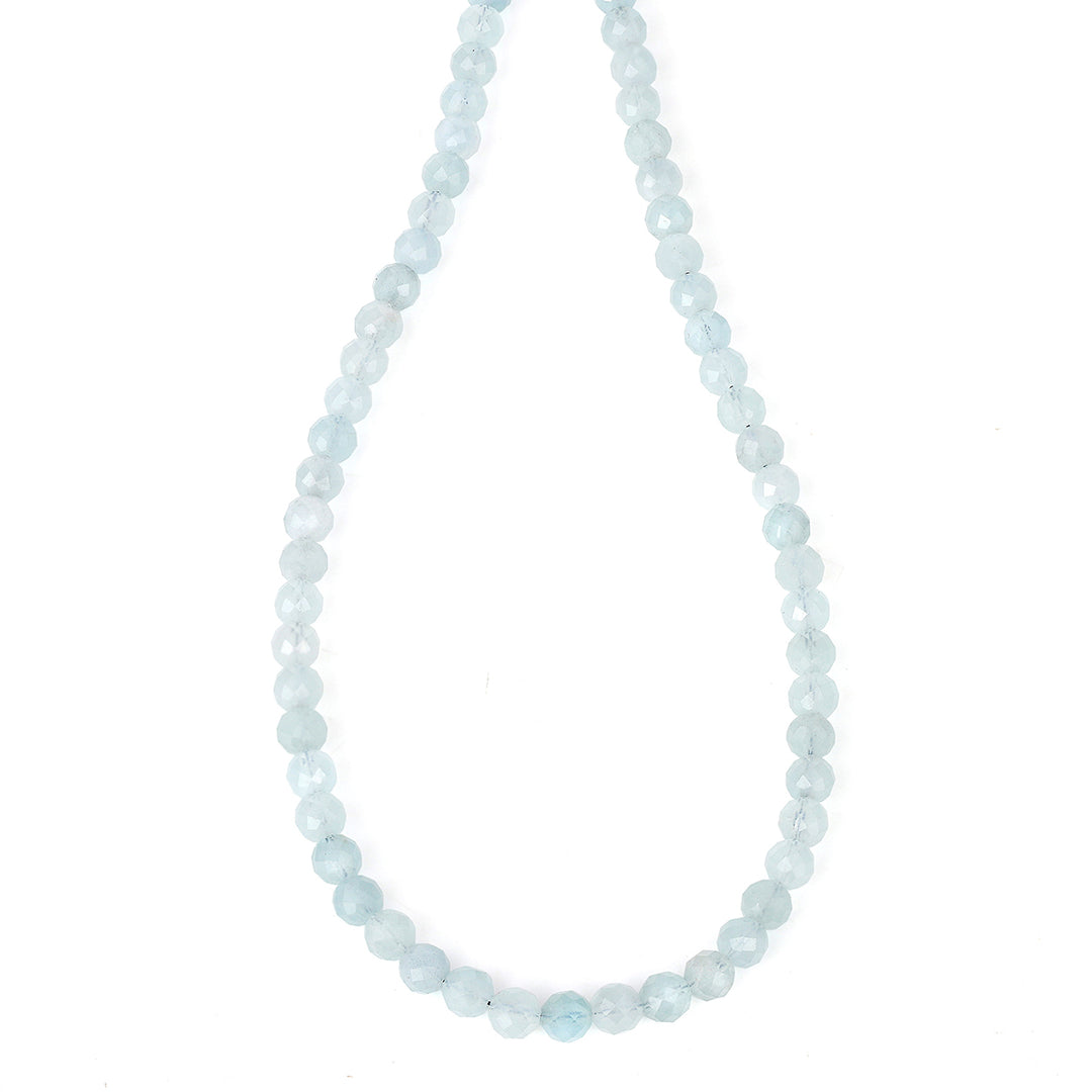 Aquamarine Sterling Silver Necklace