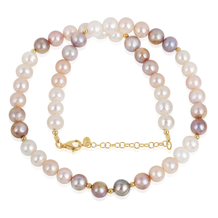 Mystic Pearl Silver Necklace