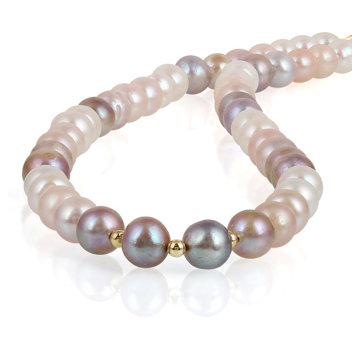 Mystic Pearl Silver Necklace