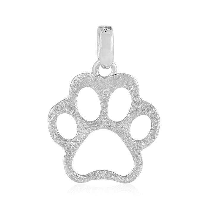 Sterling Silver Paw Pendant