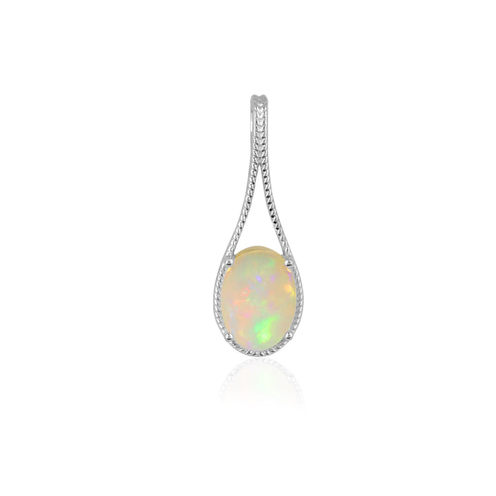 Ethiopian Opal Silver Pendant
