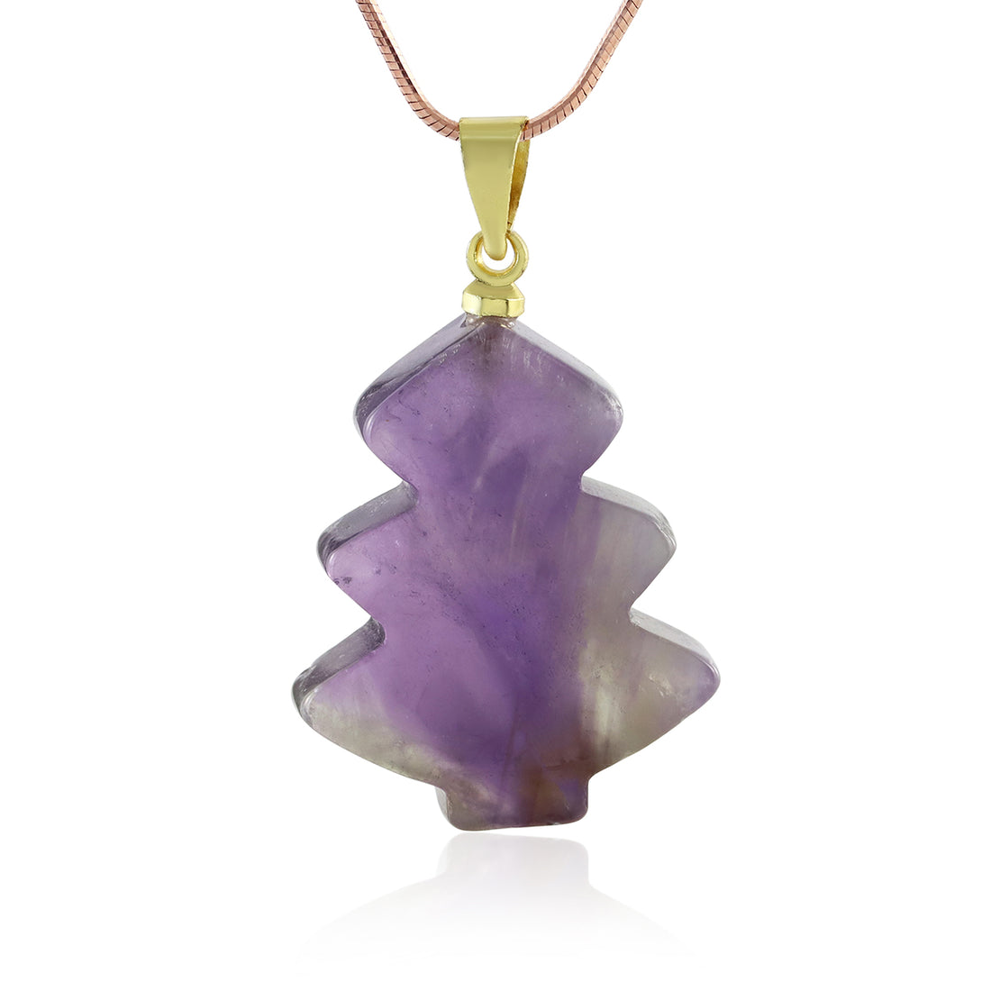 Amethyst Christmas Tree Pendant