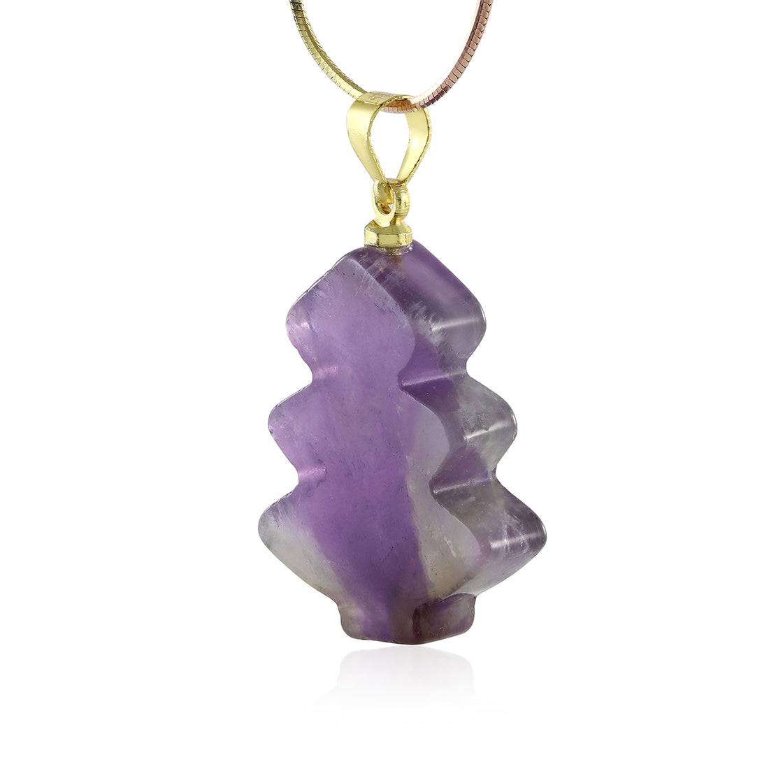 Amethyst Christmas Tree Pendant