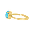 American Turquoise Solitaire Ring