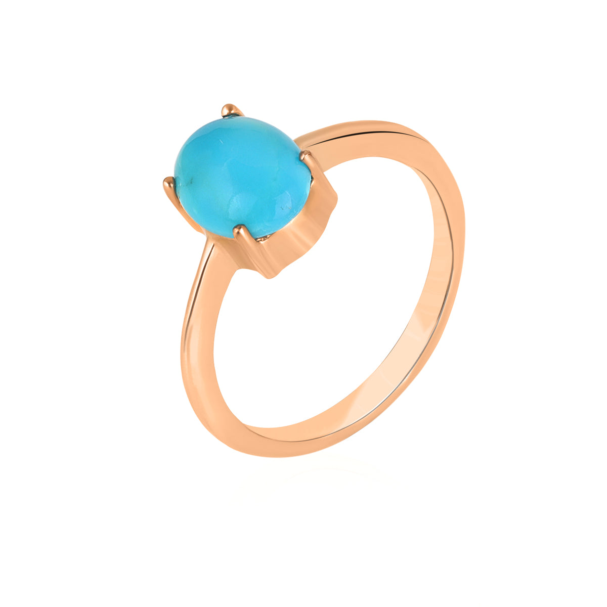 American Turquoise Solitaire Ring