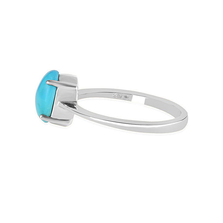 American Turquoise Solitaire Ring