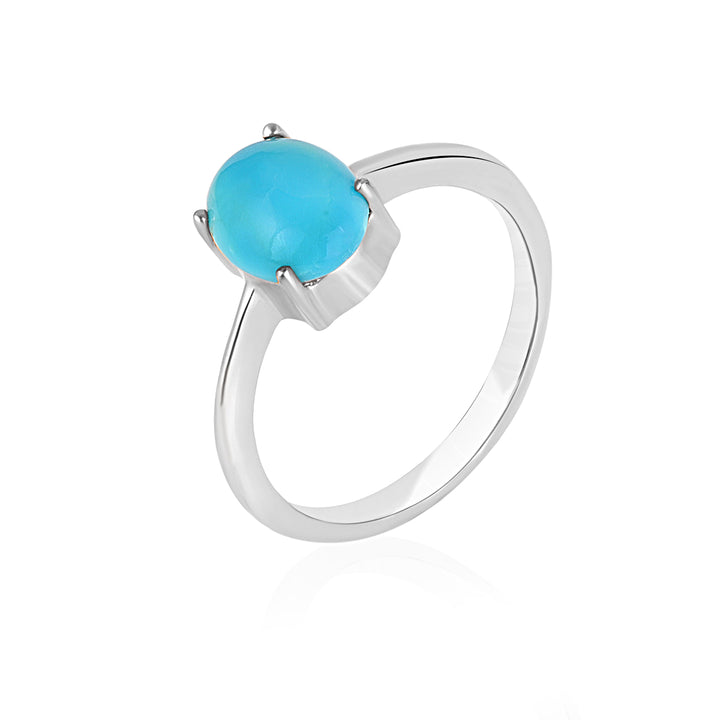 American Turquoise Solitaire Ring