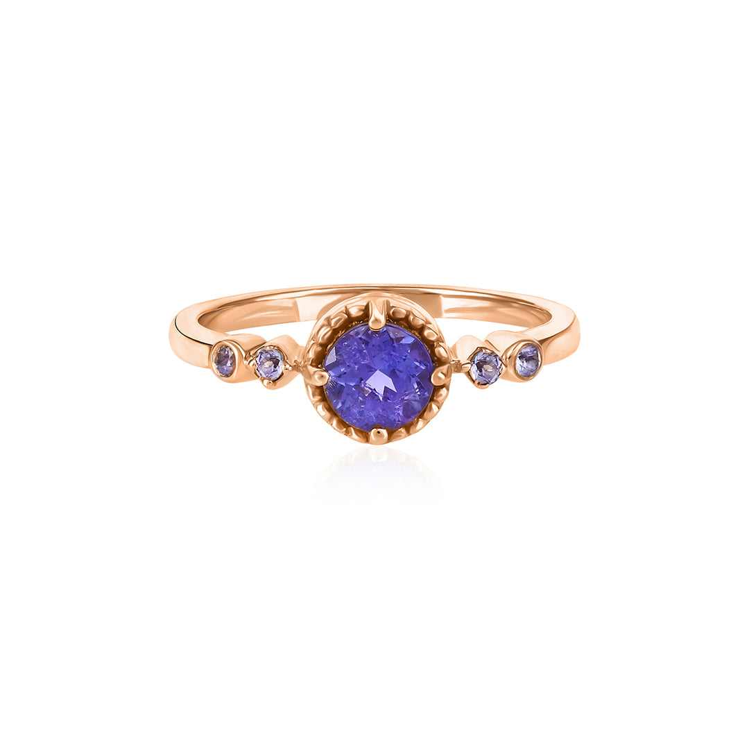 Tanzanite Silver Ring