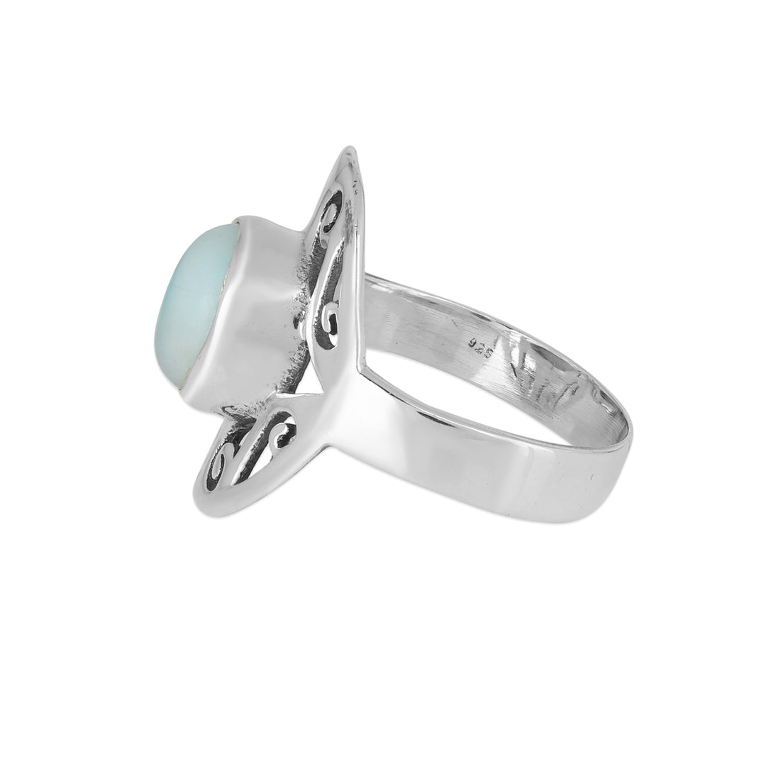 Larimar Handmade 925 Silver Ring