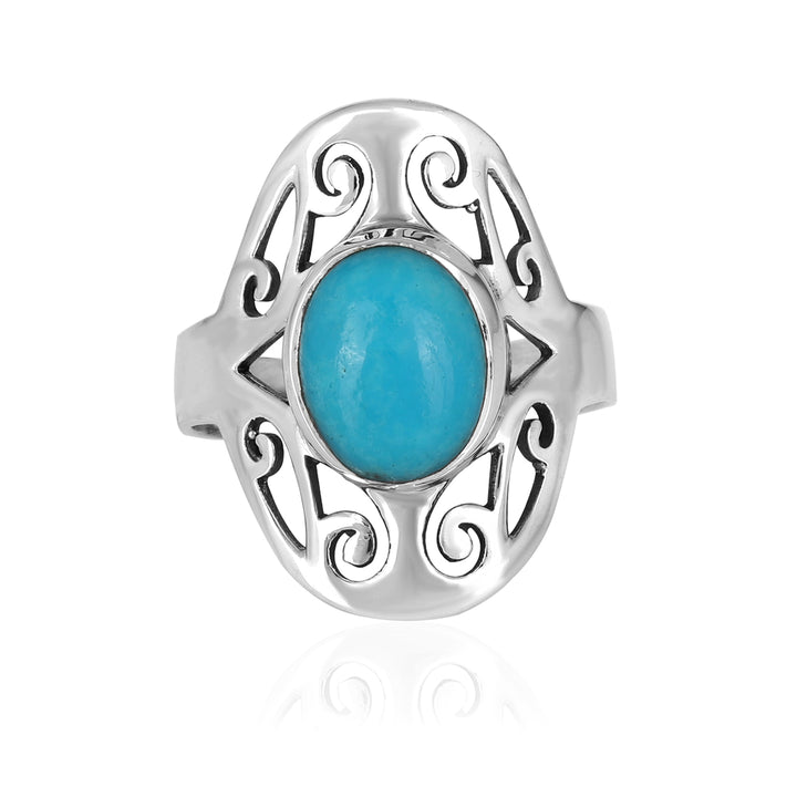 Turquoise Handmade 925 Silver Ring