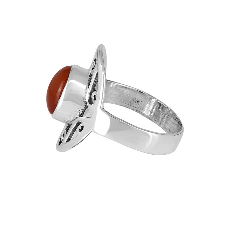 Carnelian Handmade 925 Silver Ring