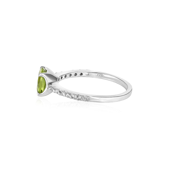 Peridot Engagement Ring