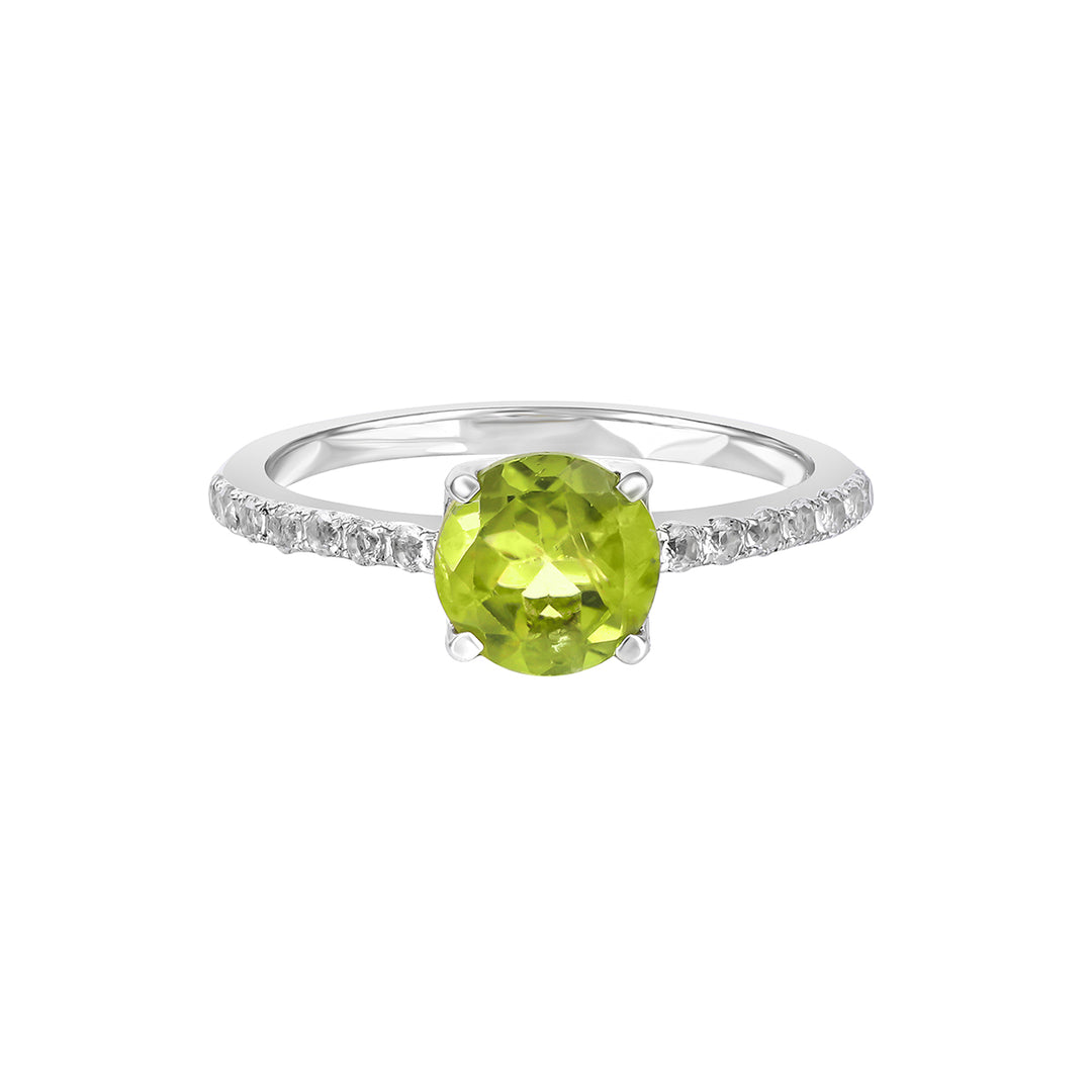 Peridot Engagement Ring