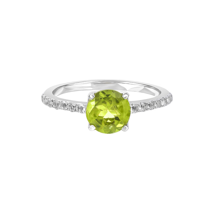 Peridot Engagement Ring