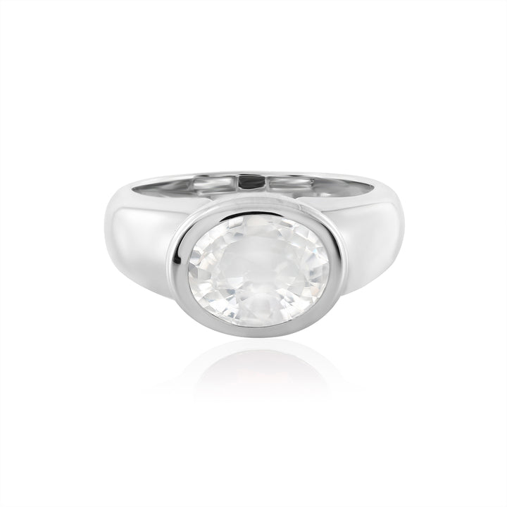 Zircon Silver Ring