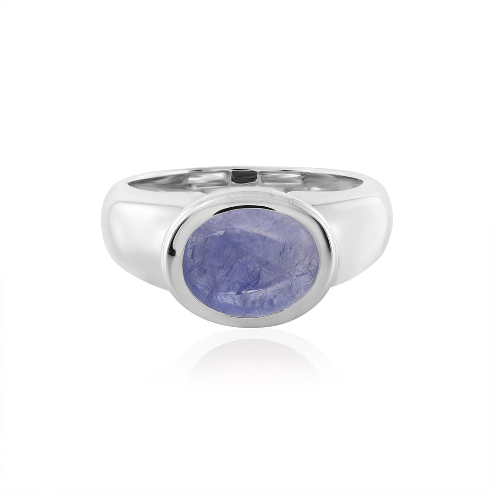 Tanzanite Silver Ring