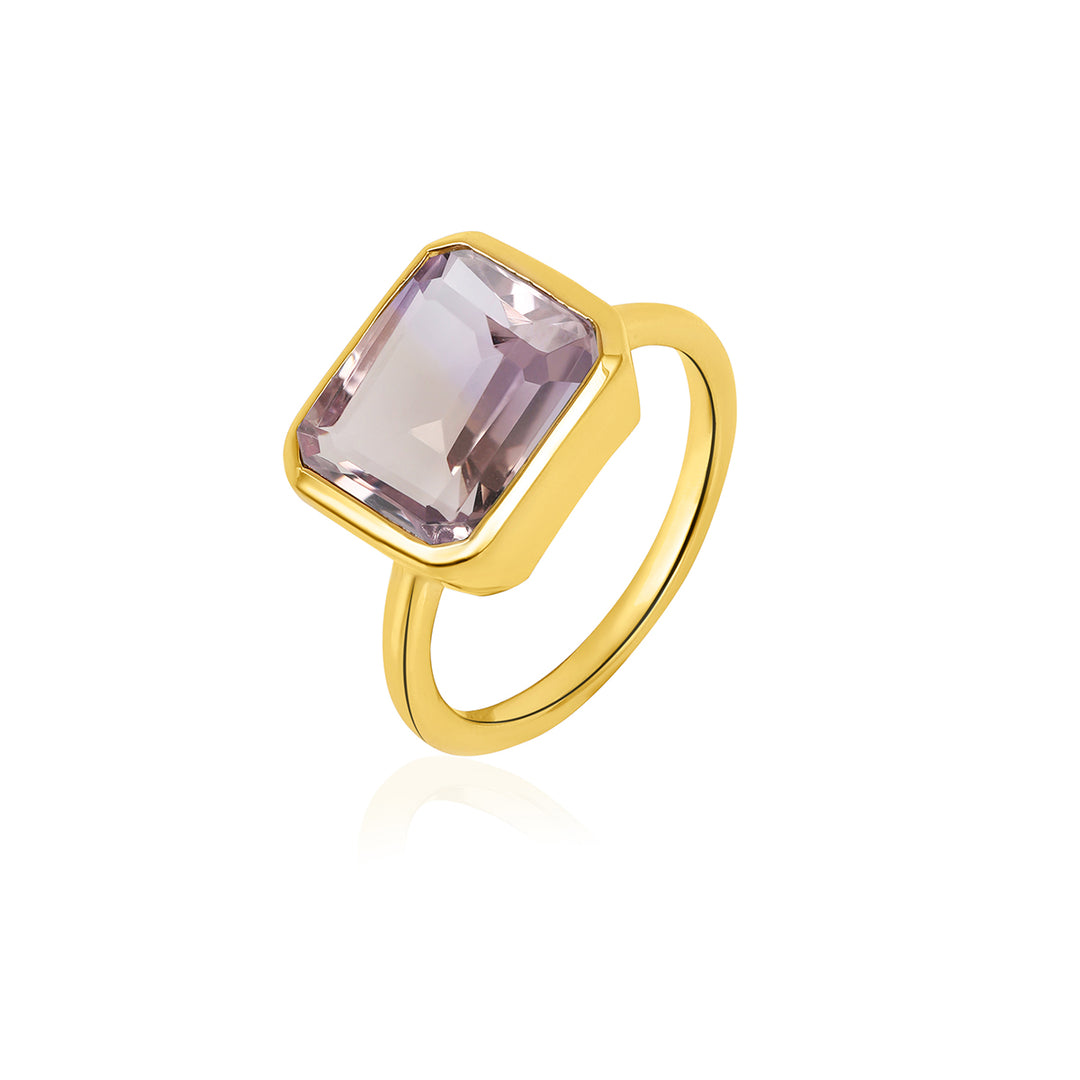 Ametrine Silver Ring