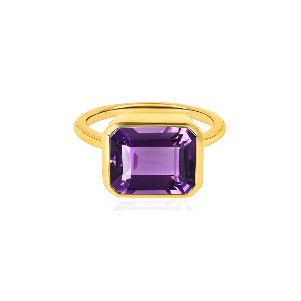 Amethyst Silver Ring