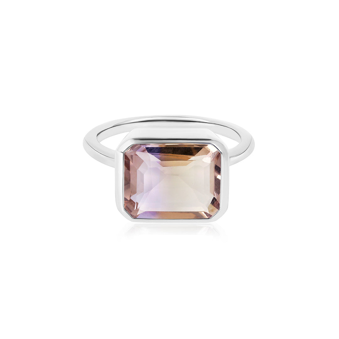 Ametrine Silver Ring